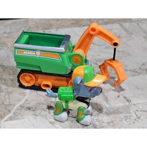 Nickelodeon Paw Patrol Rocky Ultimate Rescue mini Crane Toy Action Figure